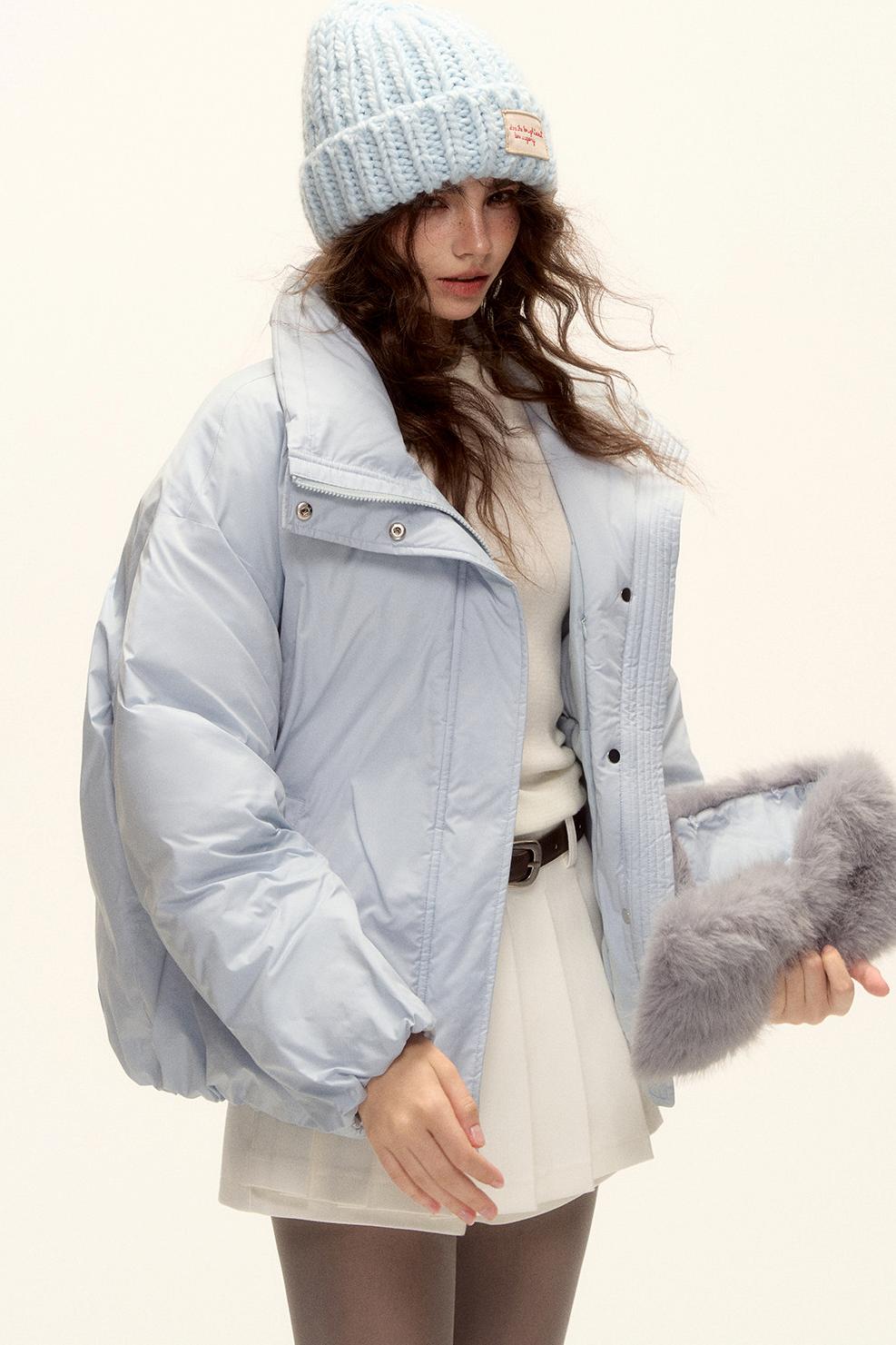 Asgony Versatile Chunky Knit Wool Hat