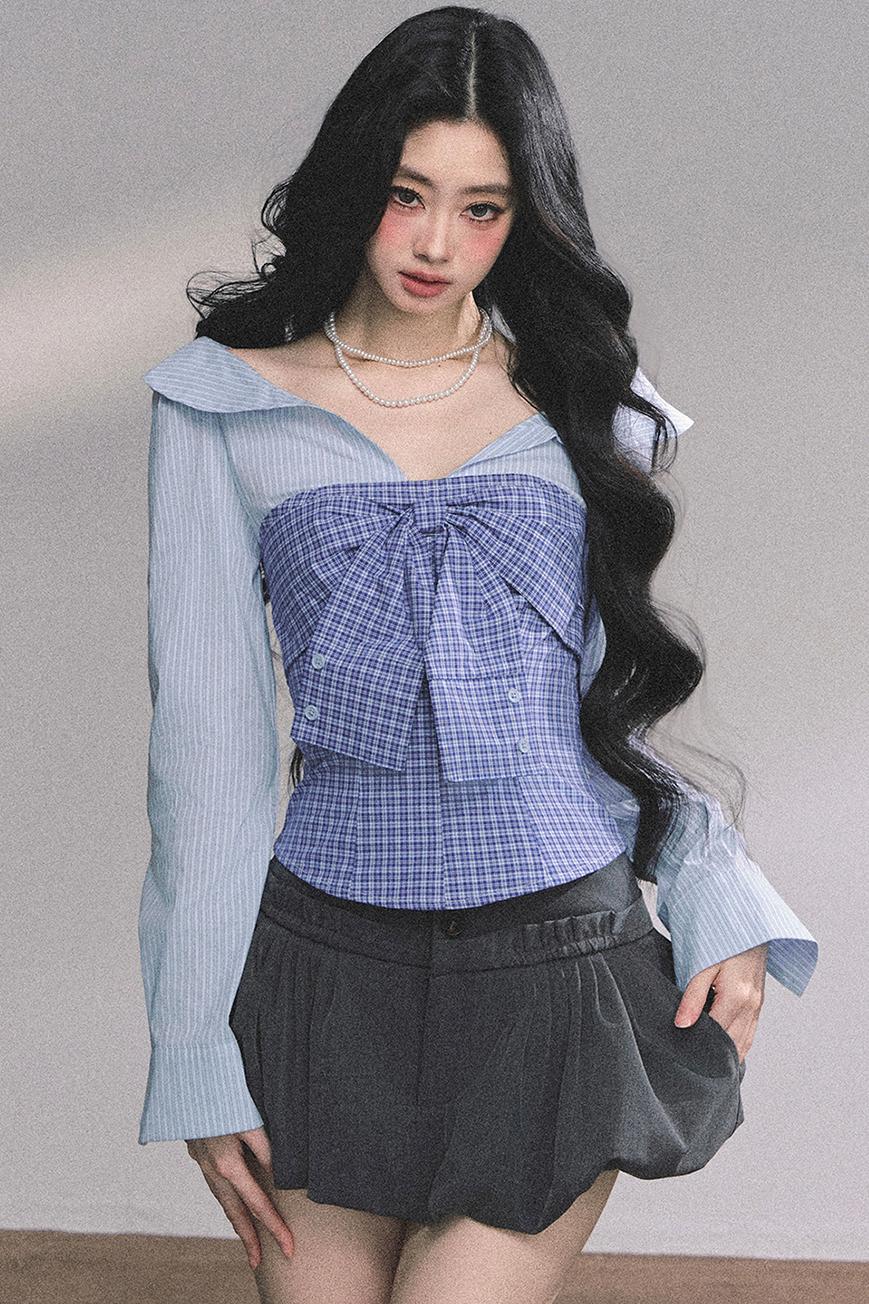 Slimming Striped Polo Shirt