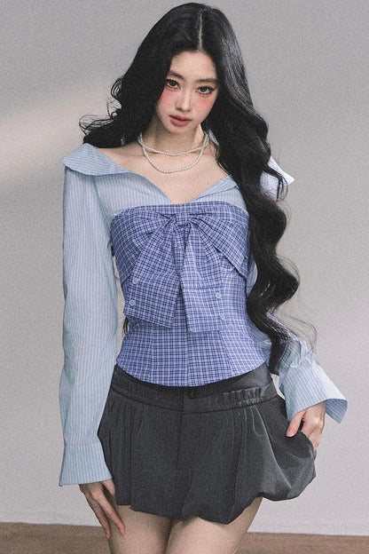 Slimming Striped Polo Shirt