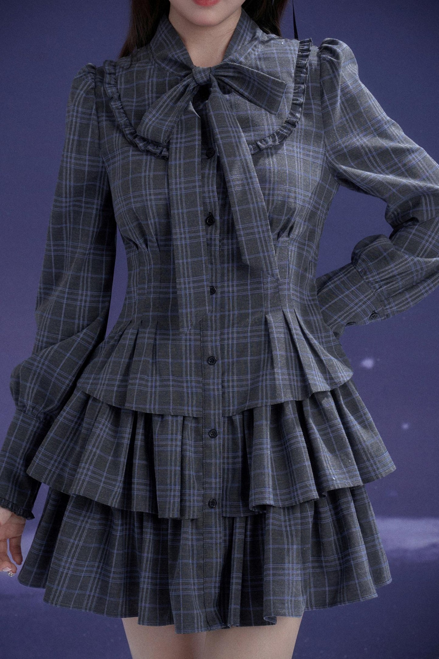 Twilight Plaid Dress