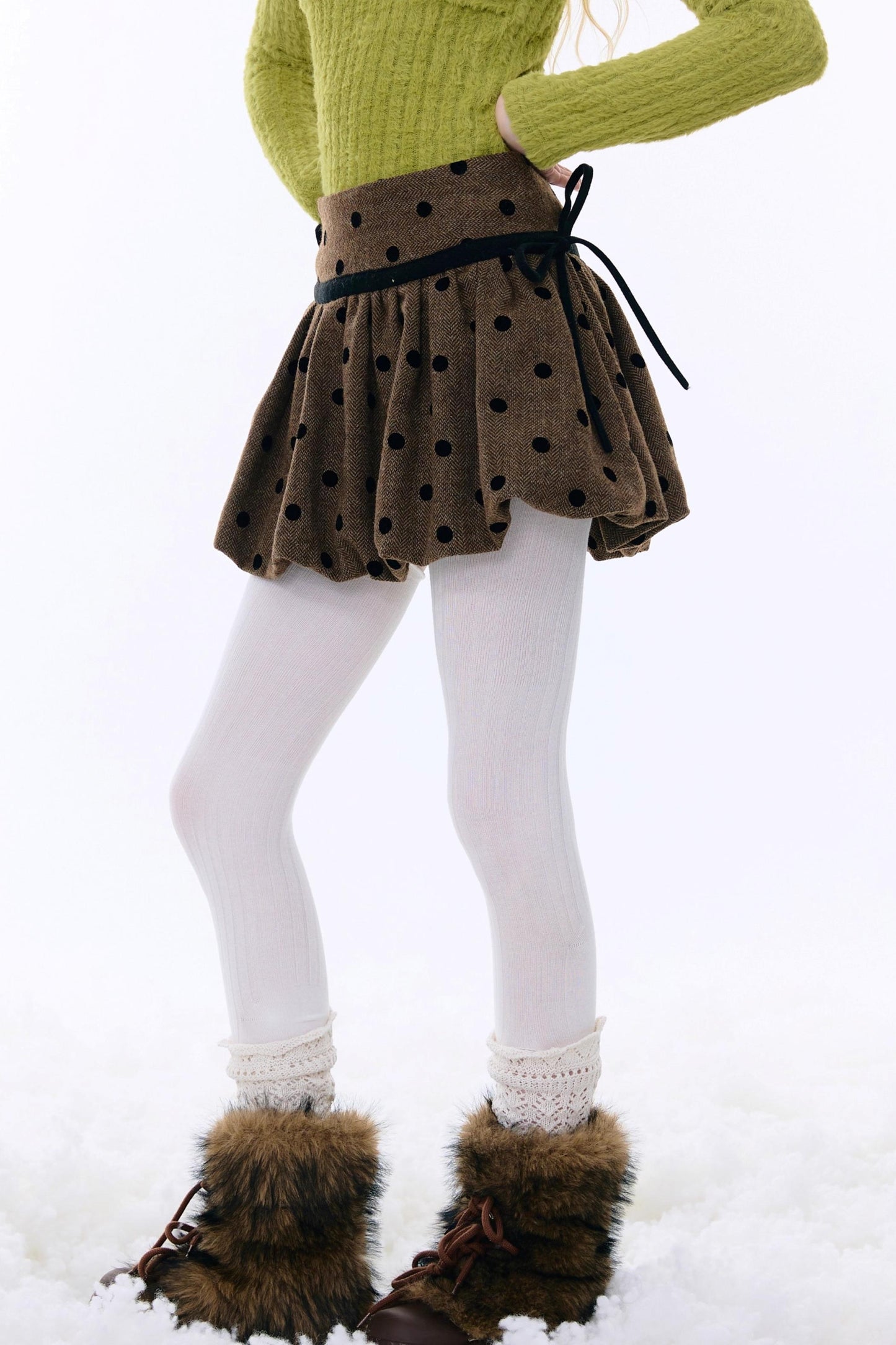 Retro Polka Dot Skirt