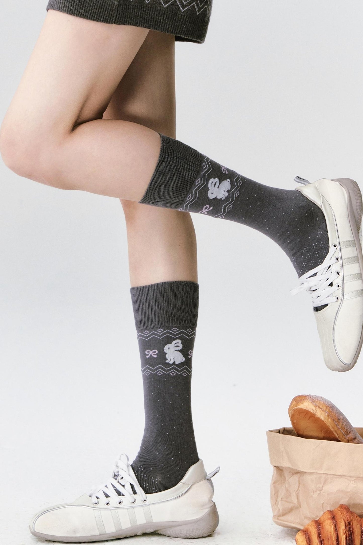 Little Rabbit Knitted Socks