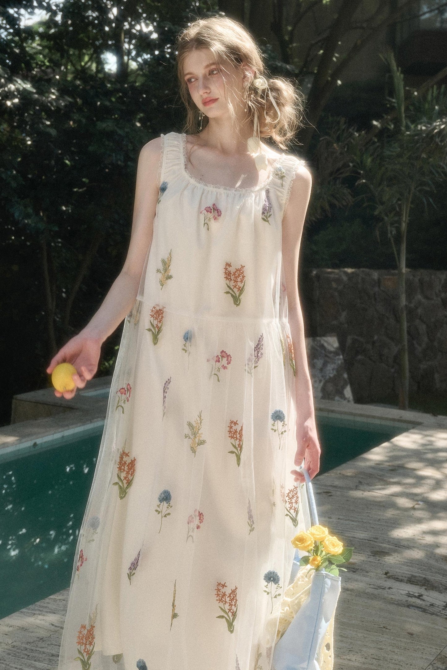 Galaxy Dandelion Halter Dress