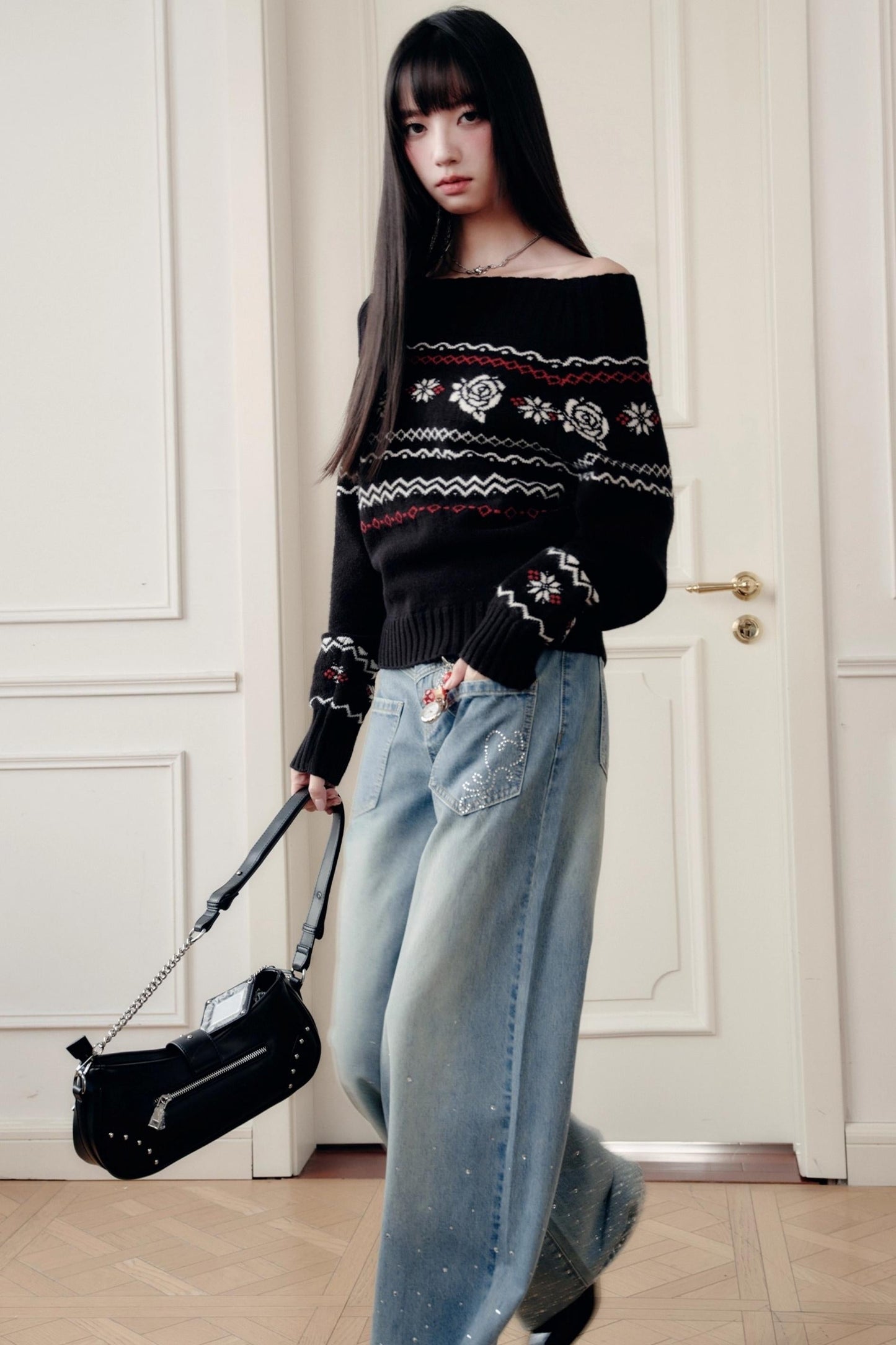 Pure Stardust Wide-Leg Pants