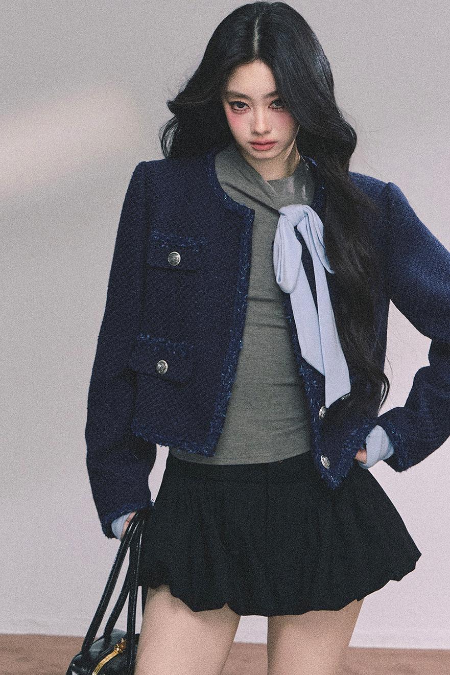 French Fragrance Tweed Jacket Set-Up