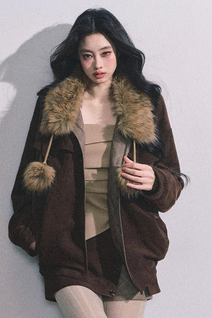 French Fur Collar Scarf