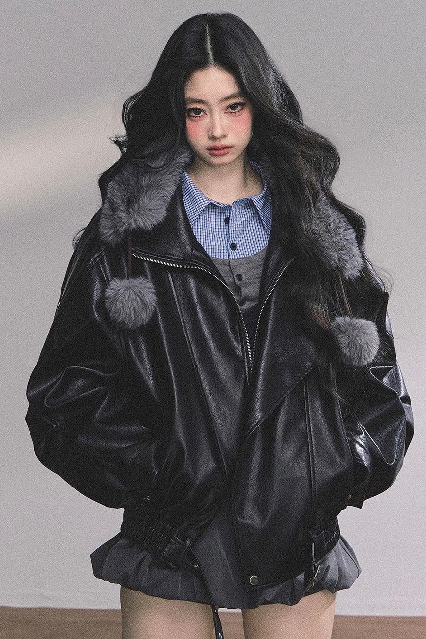 Autumn Plaid Knitted Polo Shirt