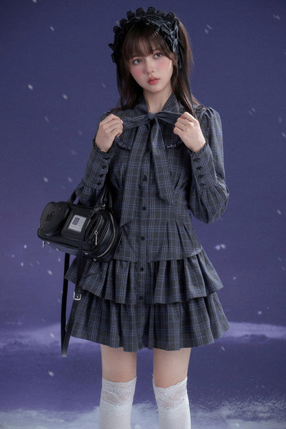 Twilight Plaid Dress