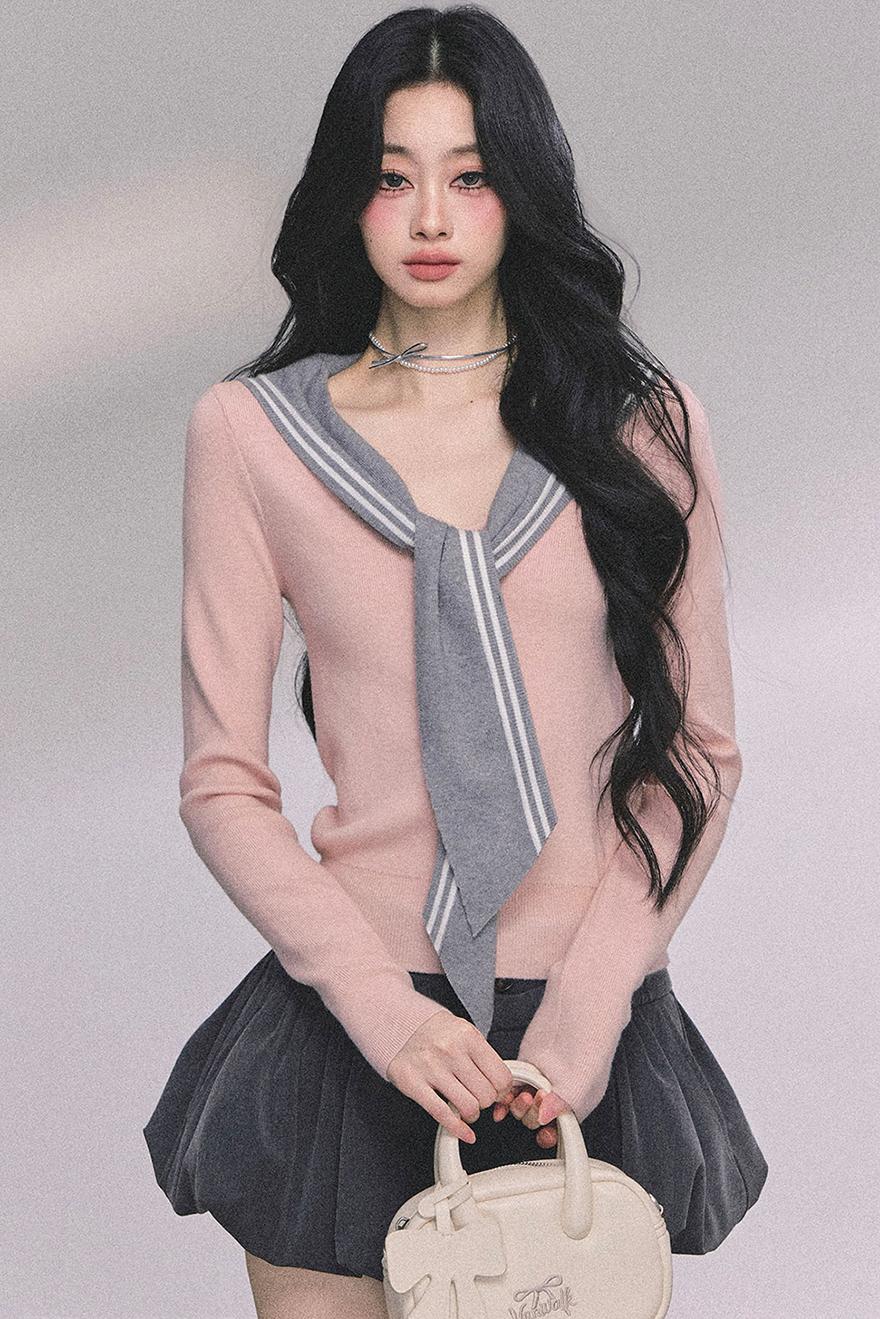 Slimming Pink Knitted Top