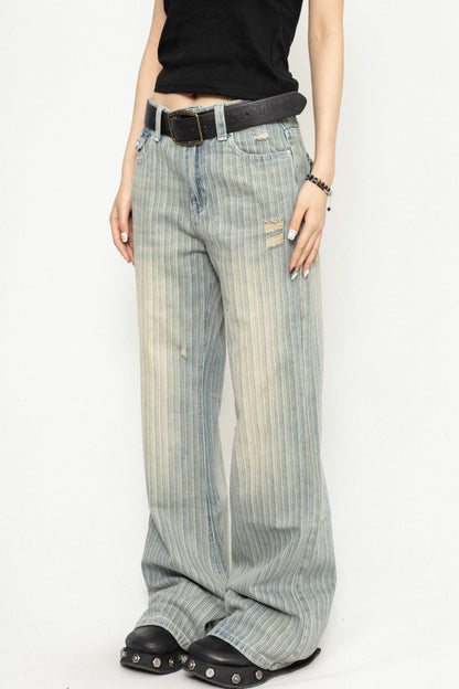 Vintage Tree Print Skinny Jeans