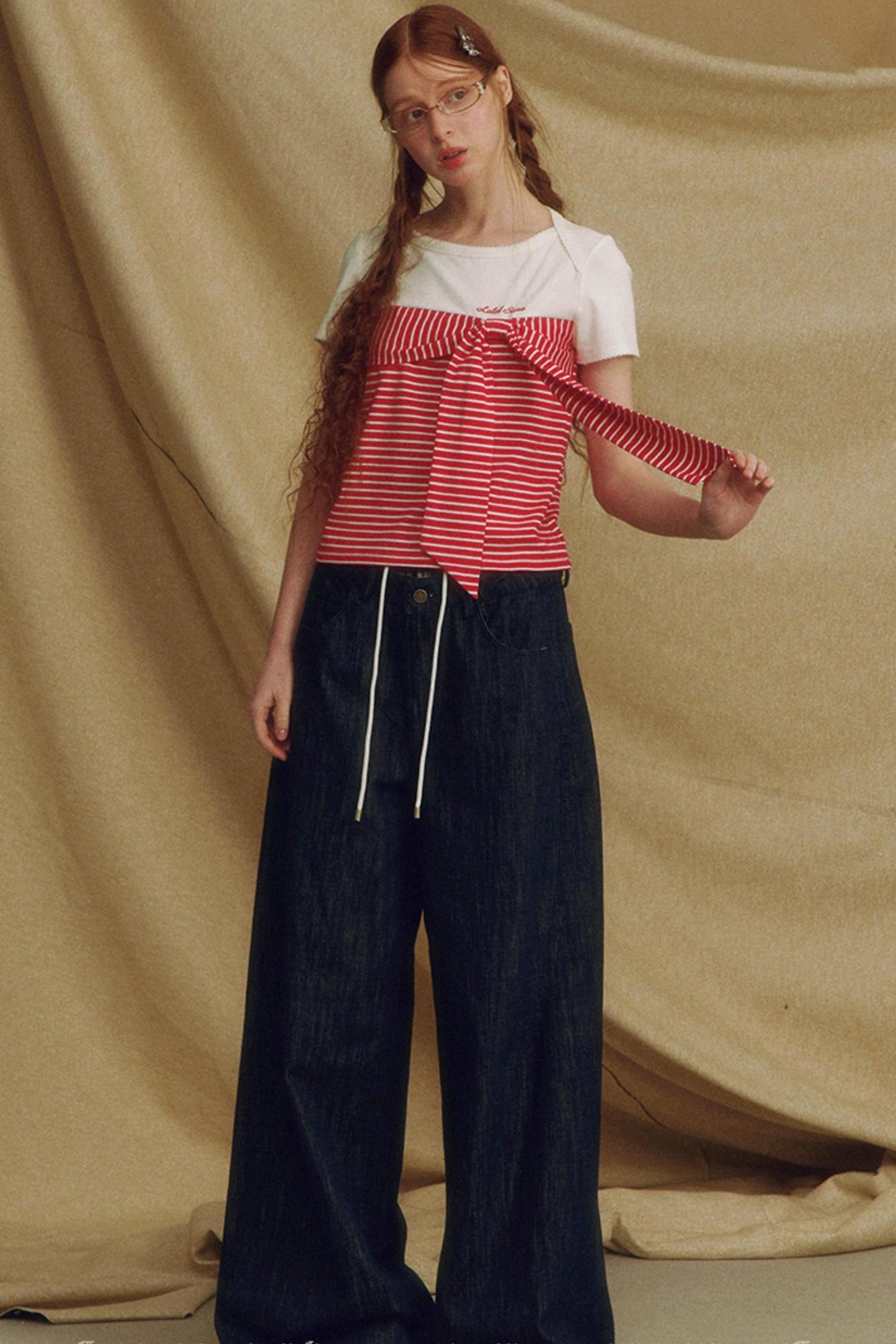 Contrast Stripe T-Shirt