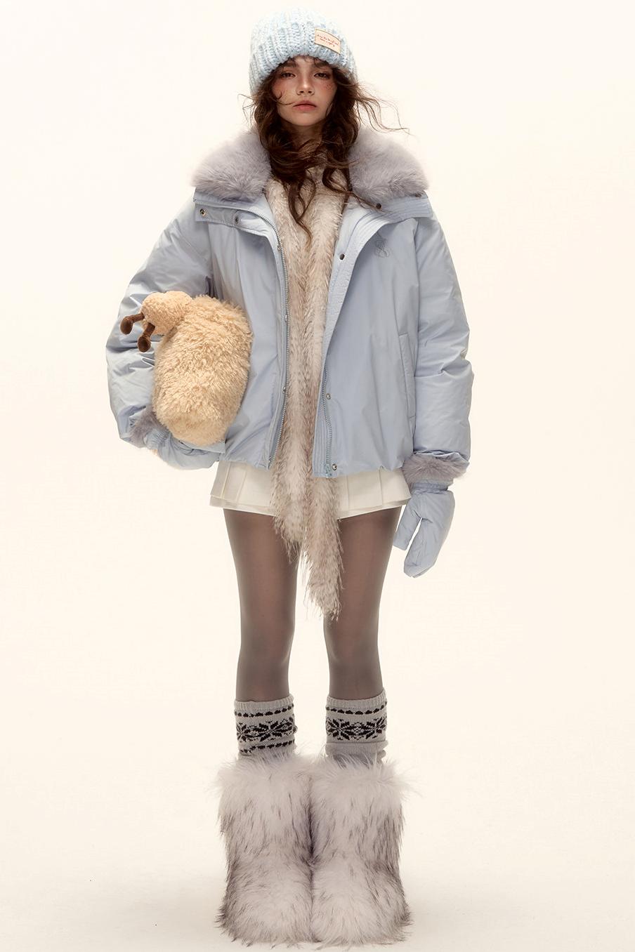 Asgony Versatile Chunky Knit Wool Hat