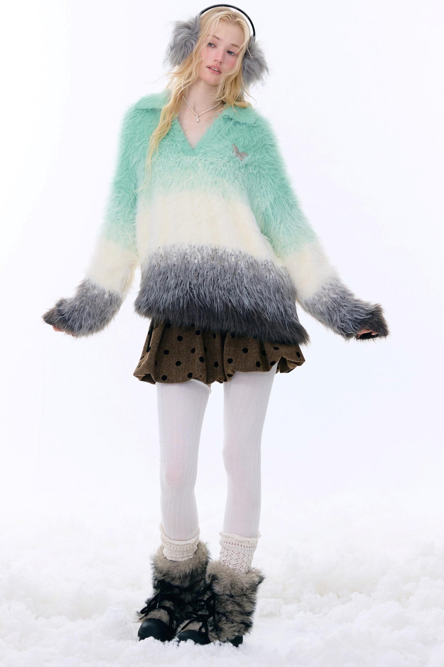 Retro Polka Dot Skirt