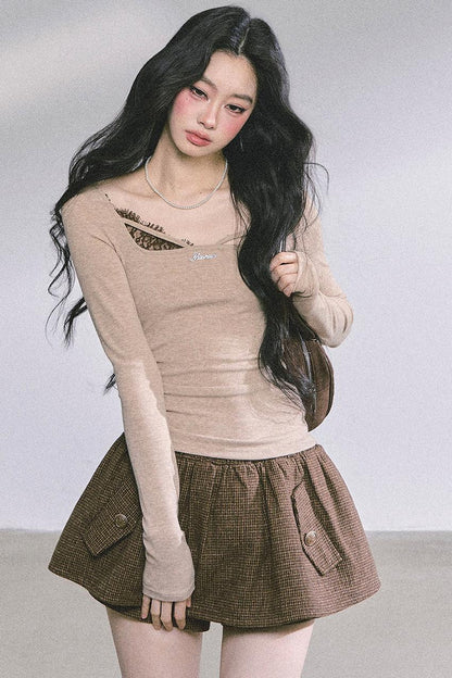 Wisdom Lace Long-Sleeved T-Shirt