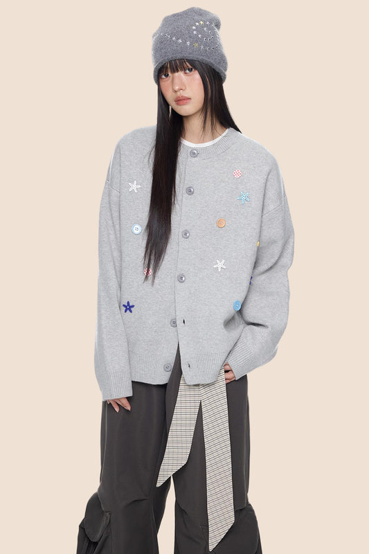 Knitted Cardigan Sweater