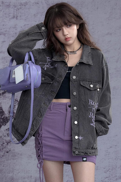 Street Art Denim Jacket