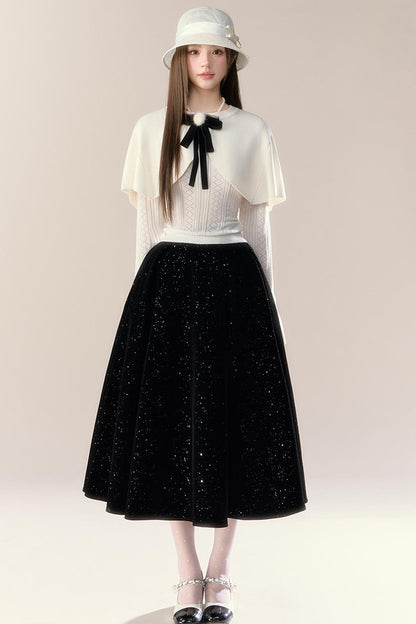 French Temperament Knit Two-Piece Set