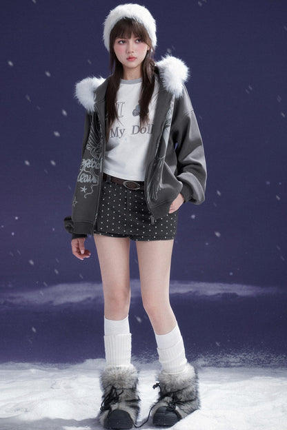 Corduroy Culotte Pants