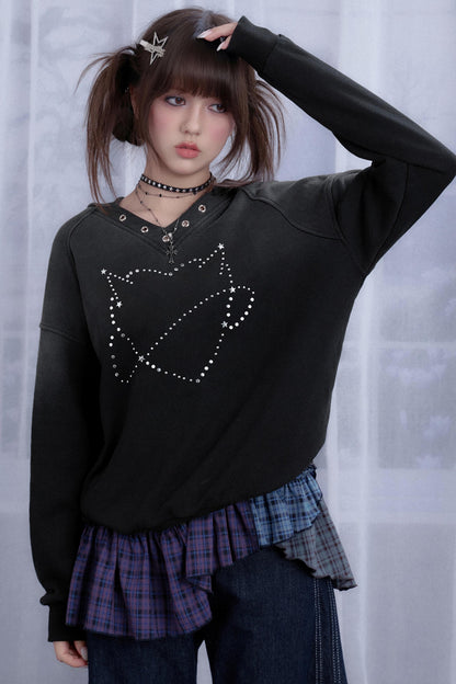 Black Diamond Hooded Sweatshirt Set-Up