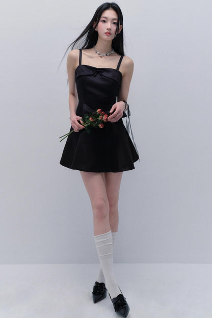 Elegant Satin Midi Dress