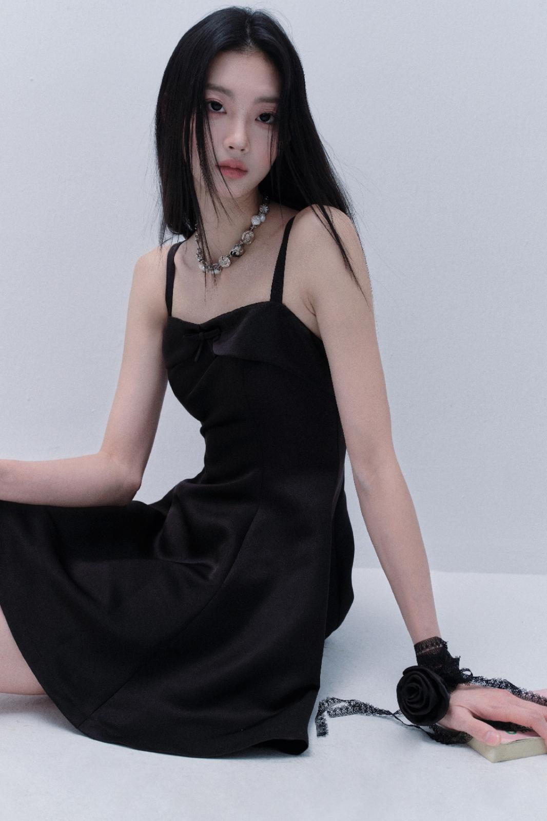 Elegant Satin Midi Dress