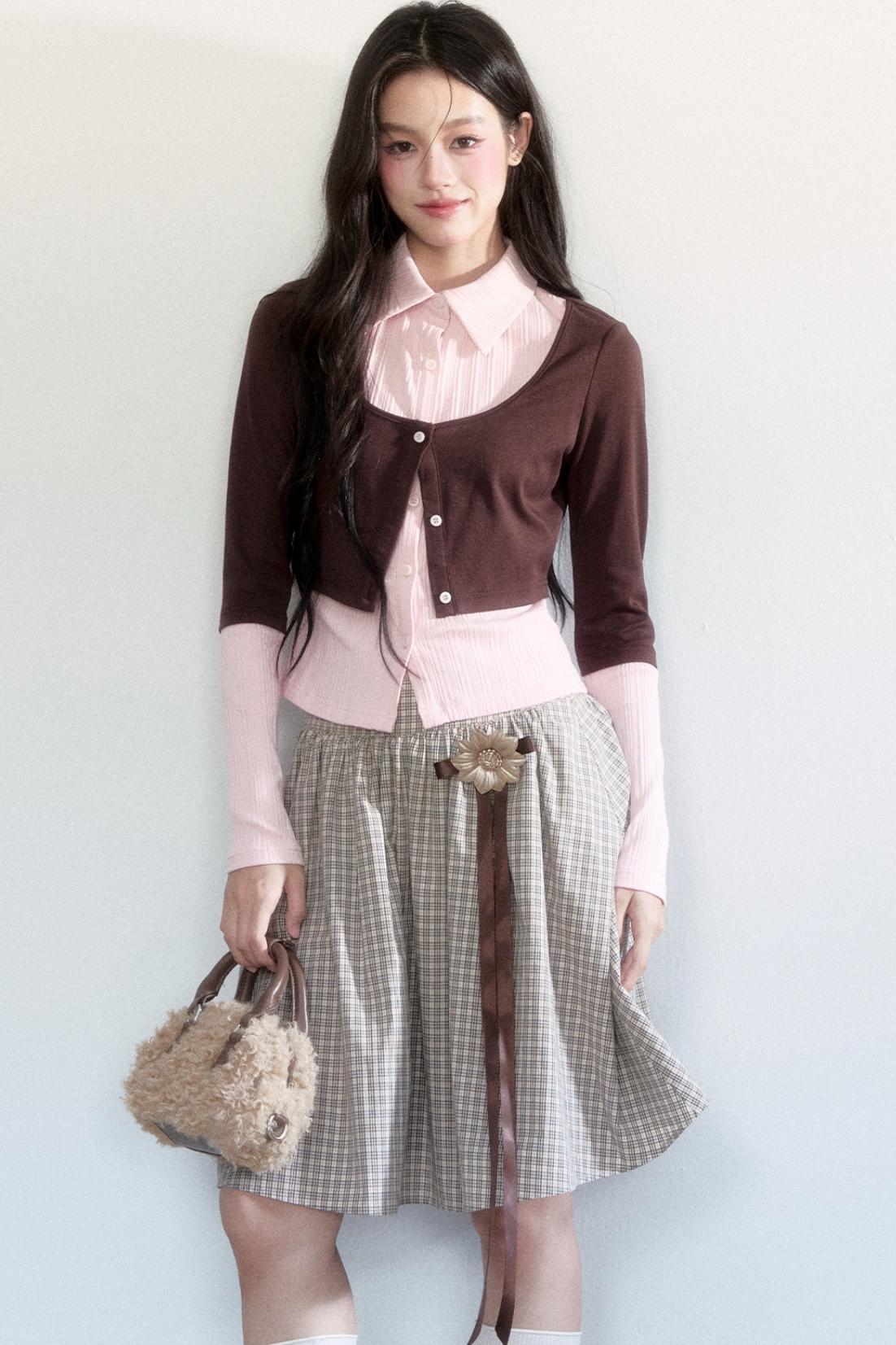 Fragile Flower Midi Skirt