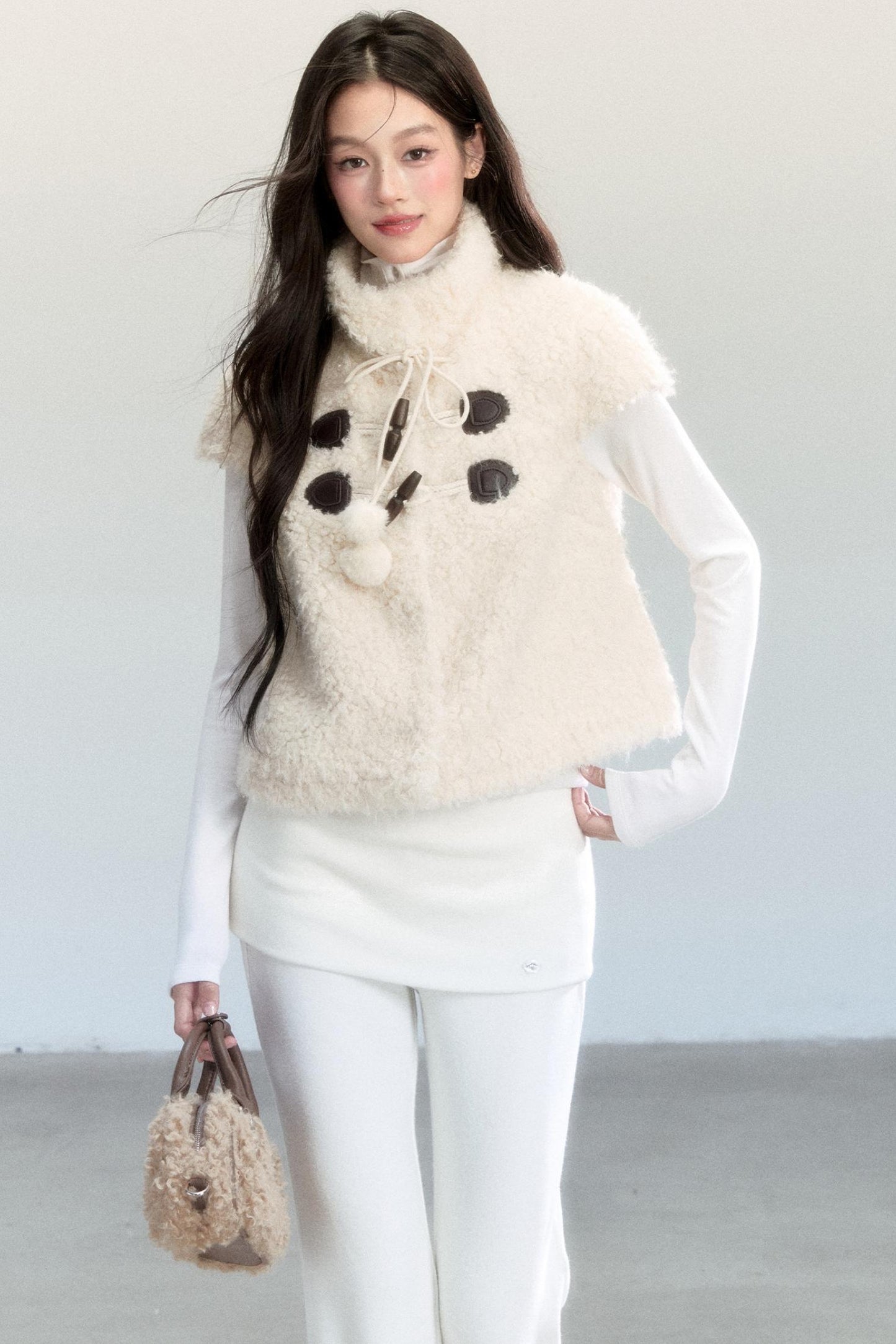 White Lace Bootcut Pants