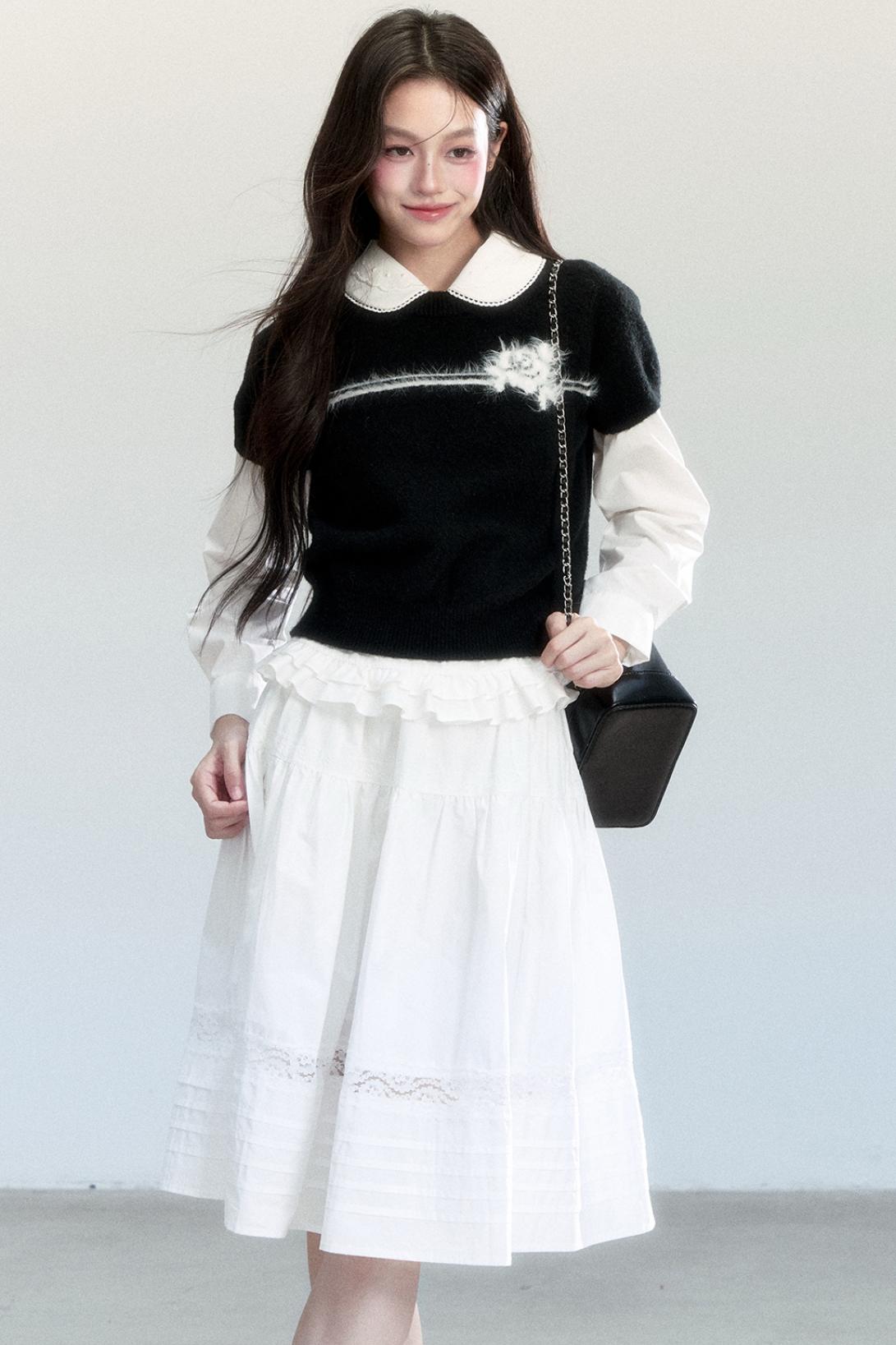 Lazy Blossom Knit Top