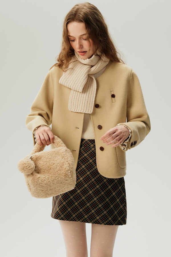 Reversible Wool Tweed Jacket