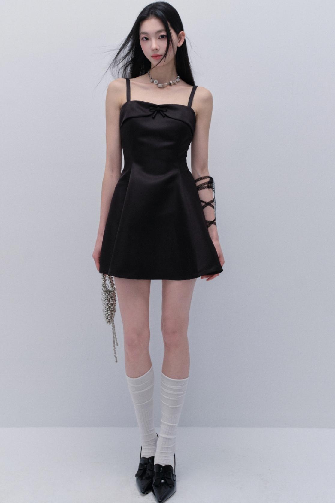 Elegant Satin Midi Dress