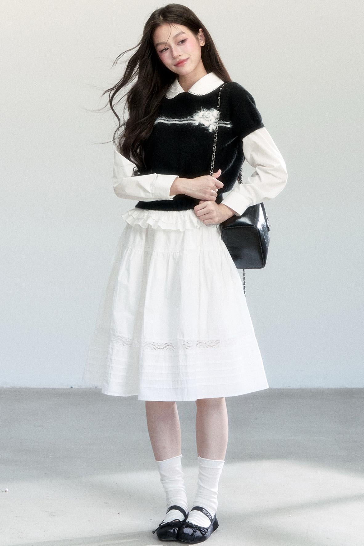 Lazy Blossom Knit Top