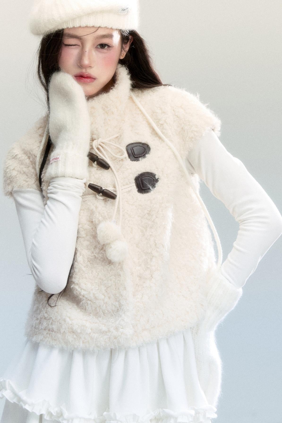 Fragile Holiday Fur Vest