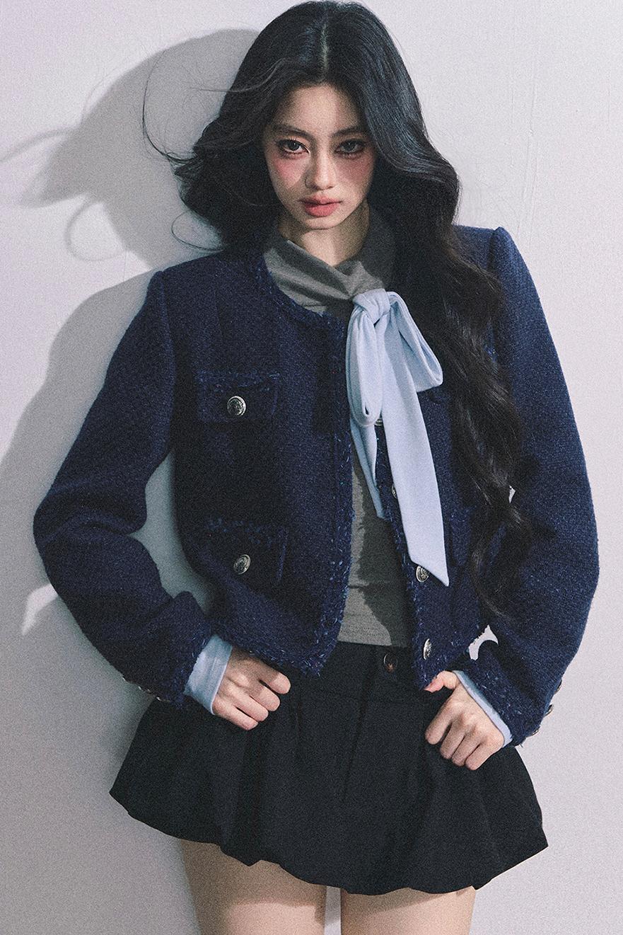 French Fragrance Tweed Jacket Set-Up