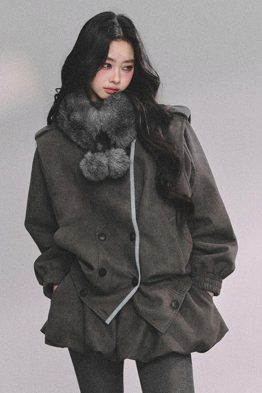 French Fur Collar Scarf