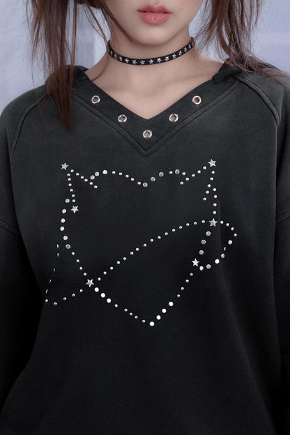 Black Diamond Hooded Sweatshirt Set-Up