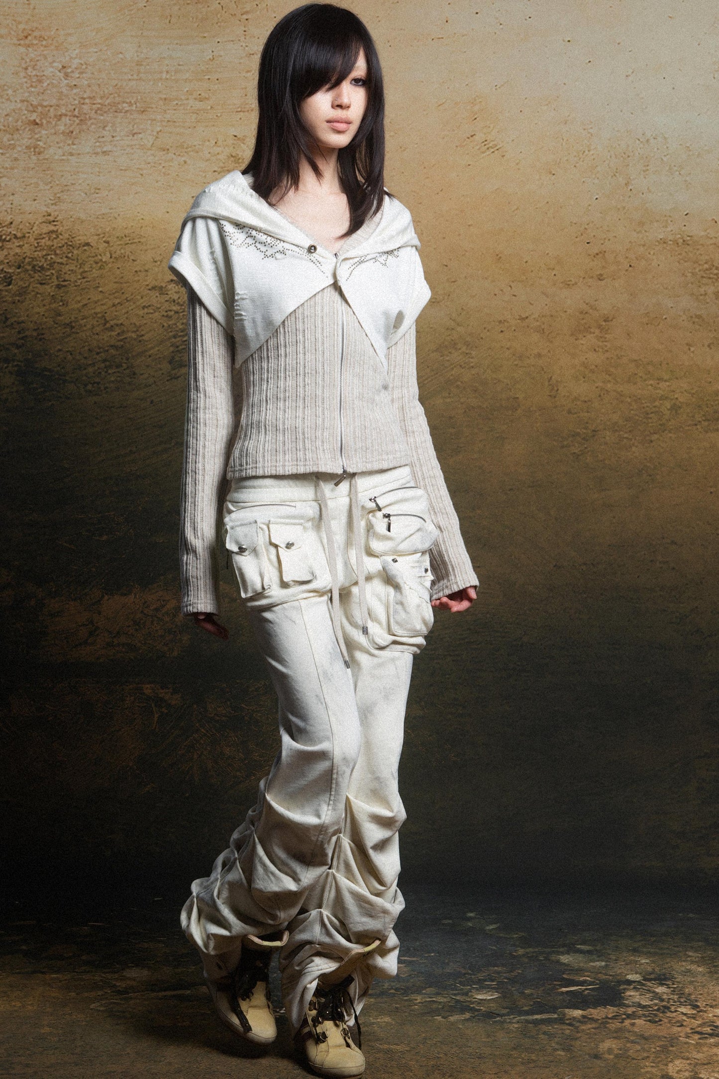 Punk Multi-Pocket Low-Waist Cargo Pants