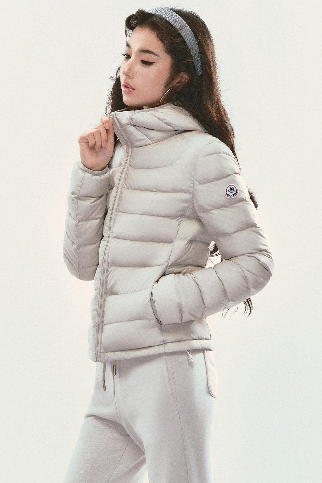 Ribbed Down Jacket