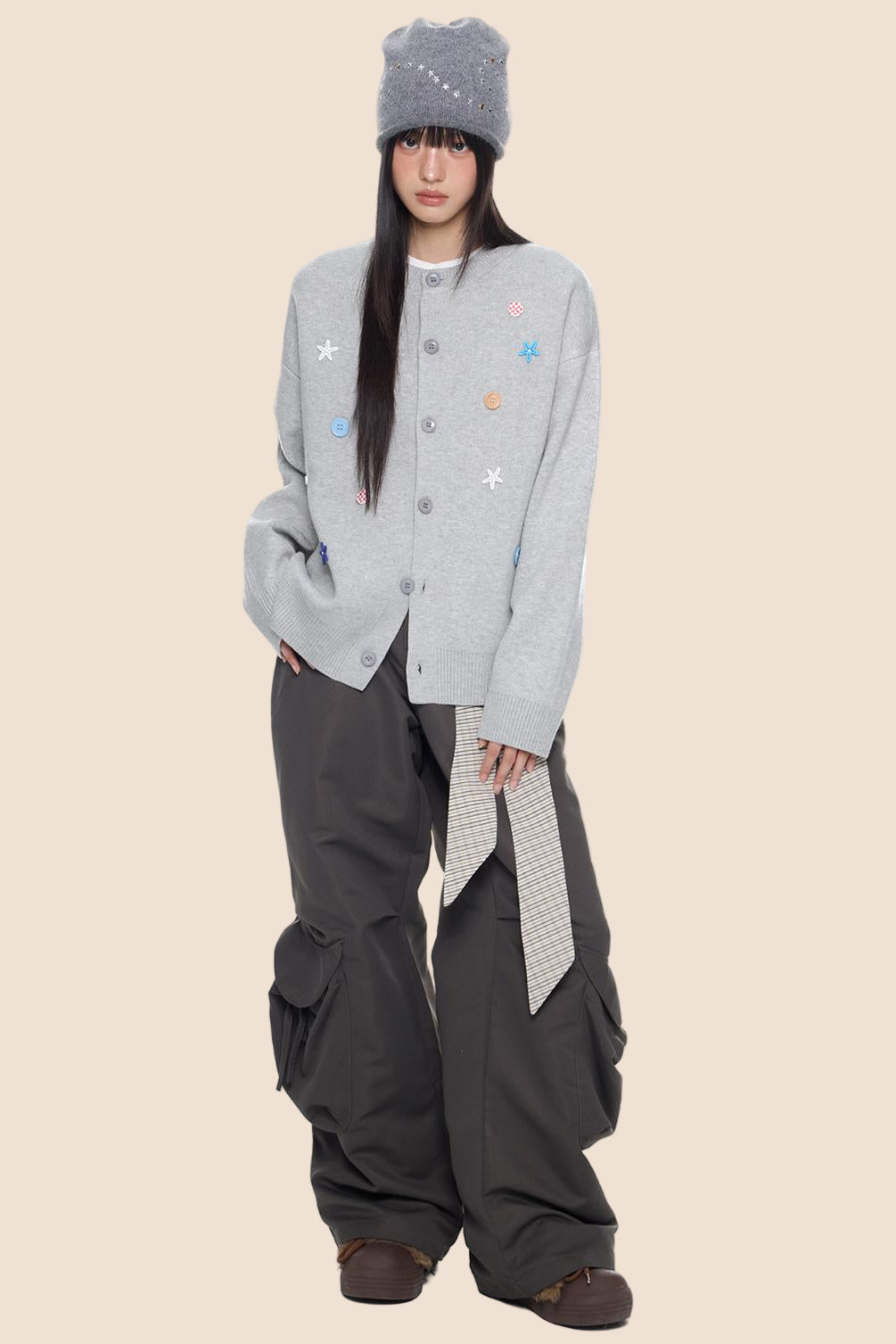 Knitted Cardigan Sweater