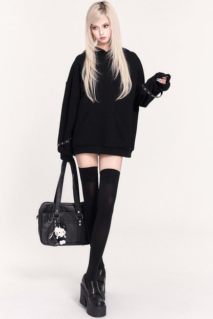 Black Cat Hooded Sweatshirt