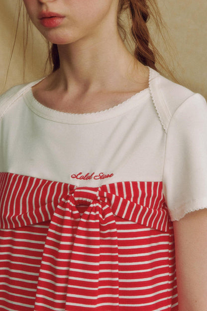 Contrast Stripe T-Shirt