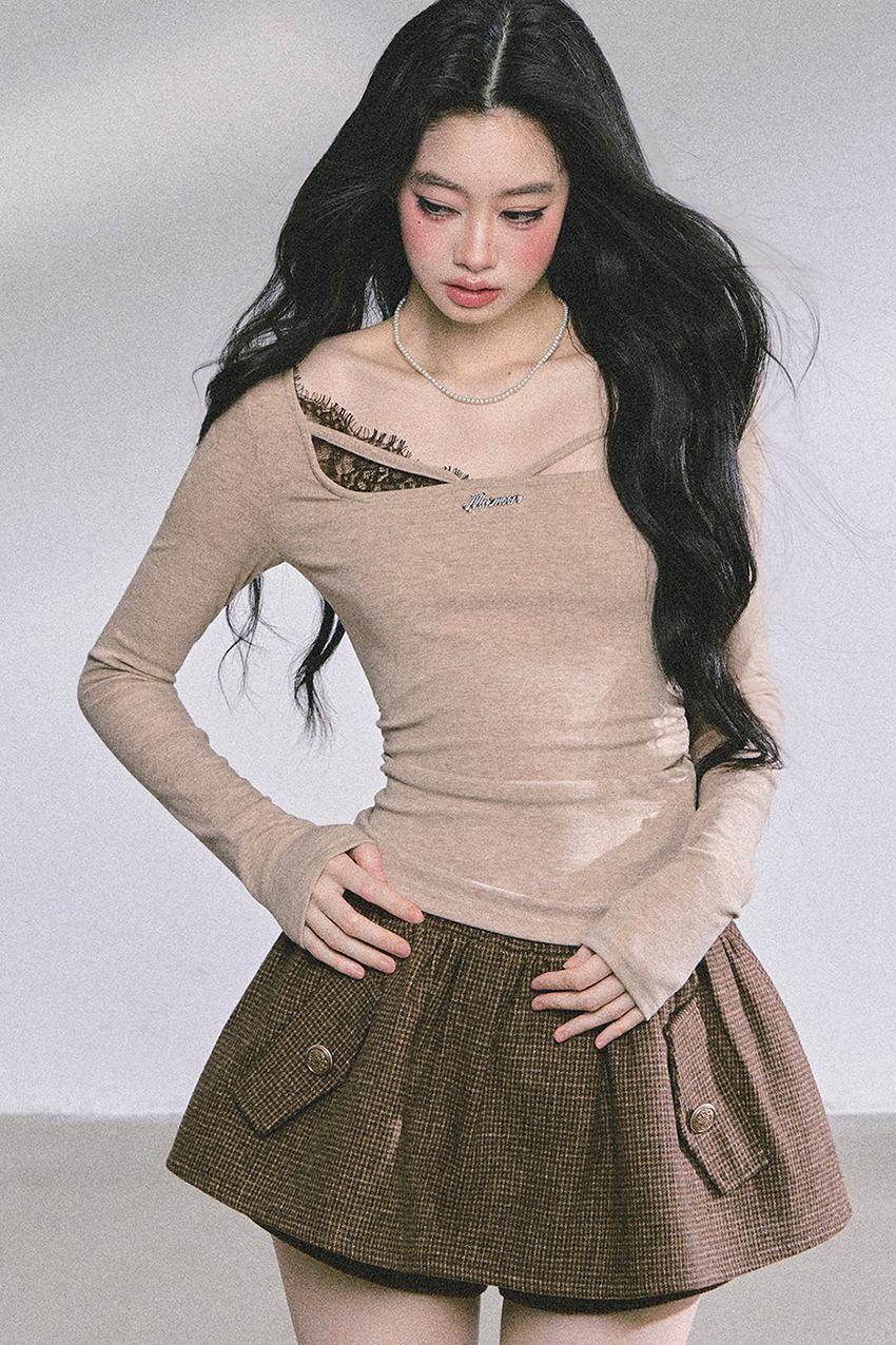 Wisdom Lace Long-Sleeved T-Shirt