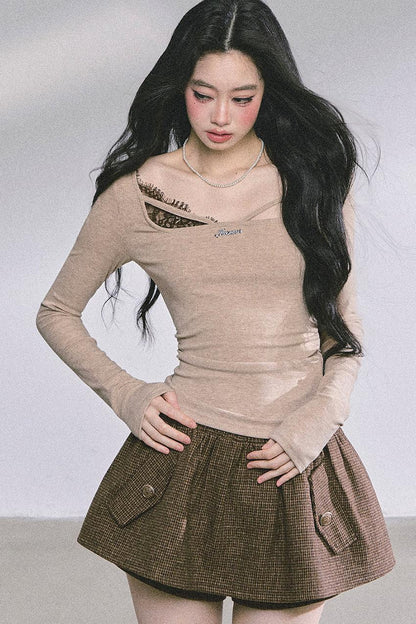 Wisdom Lace Long-Sleeved T-Shirt