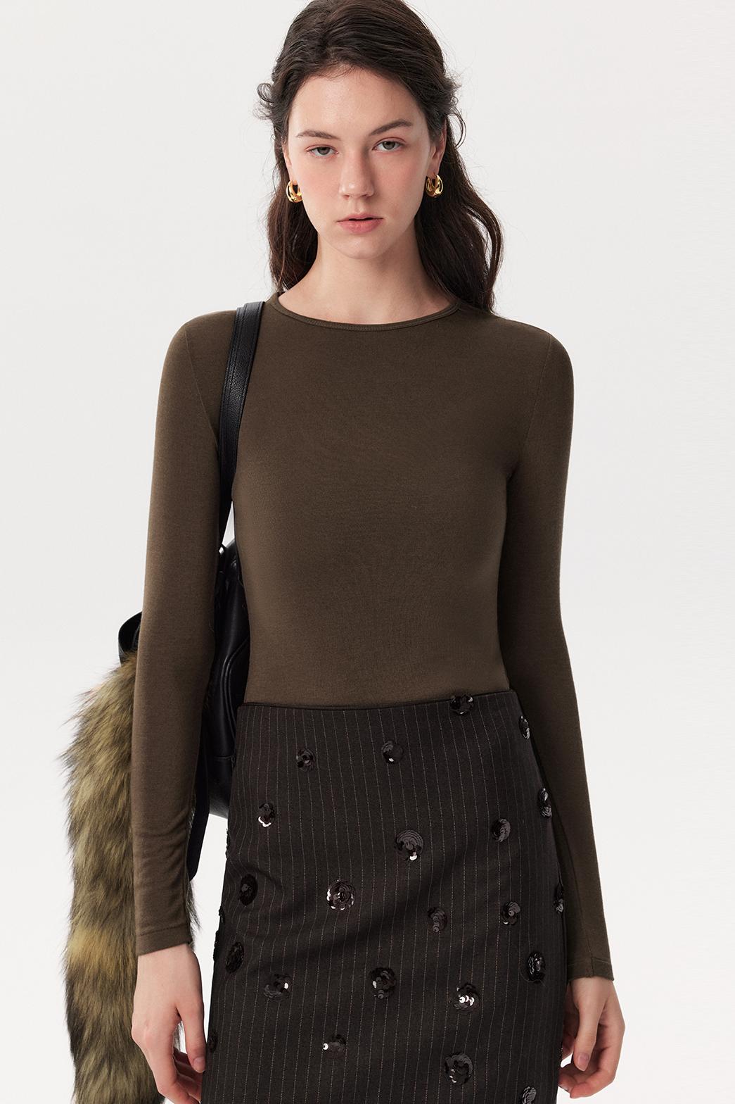 Custom-Dyed Modal Cashmere Sweater