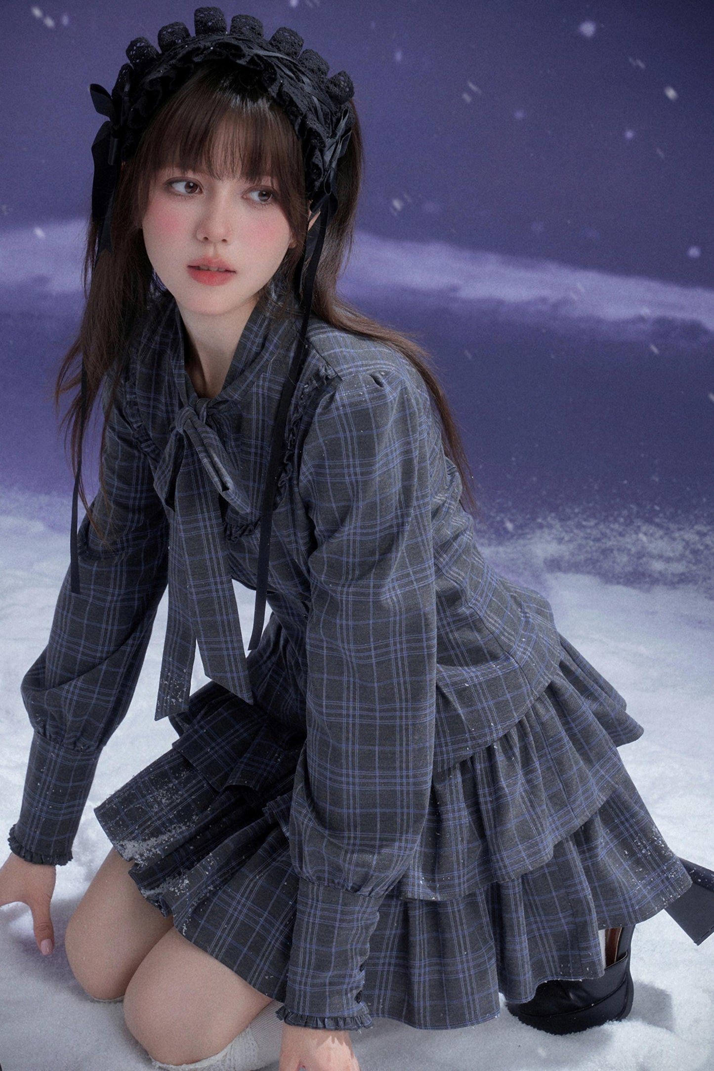Twilight Plaid Dress