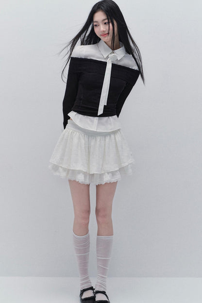 Fragile Layered Knit Top