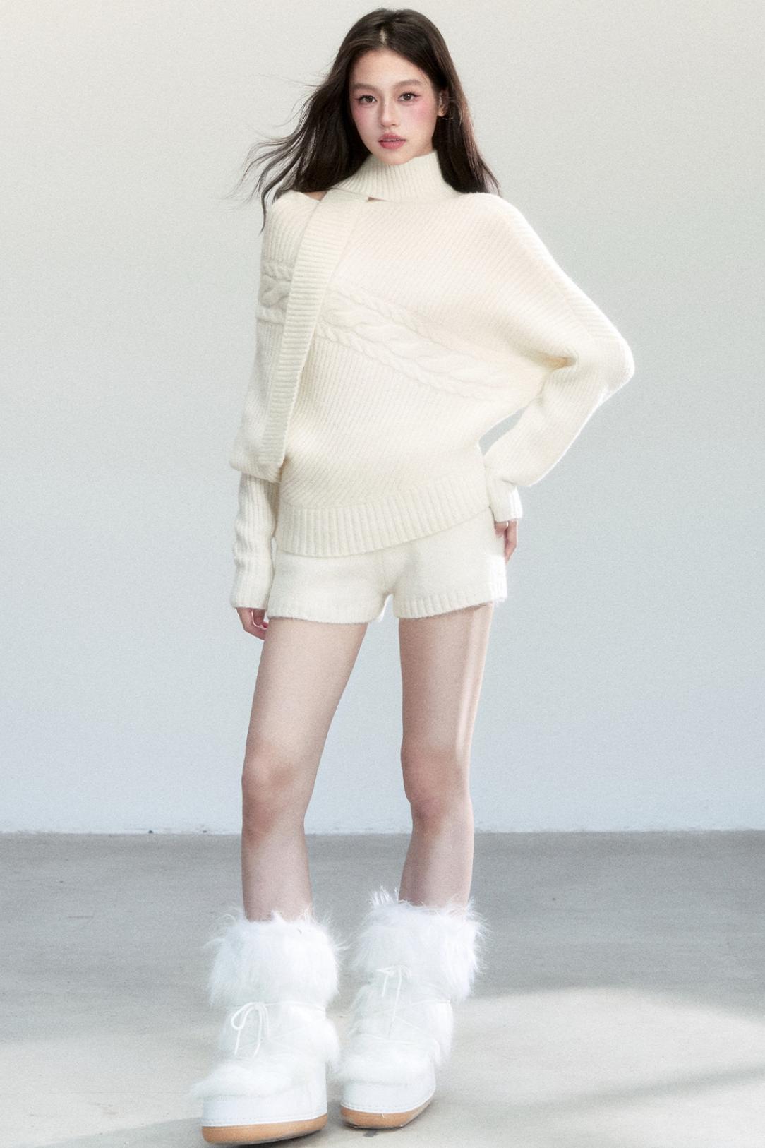 Korean Bat Sleeve Top Set-Up