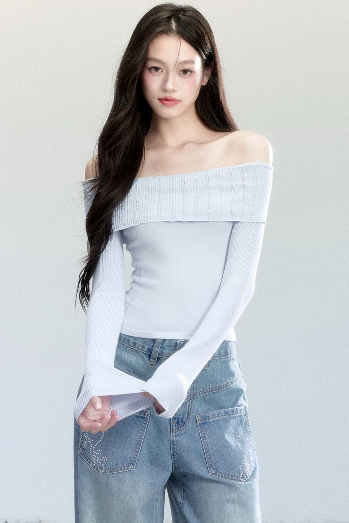 Fragile Layered Knit Top
