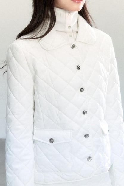 Classic Diamond Plaid Cotton Suit Coat Set-Up