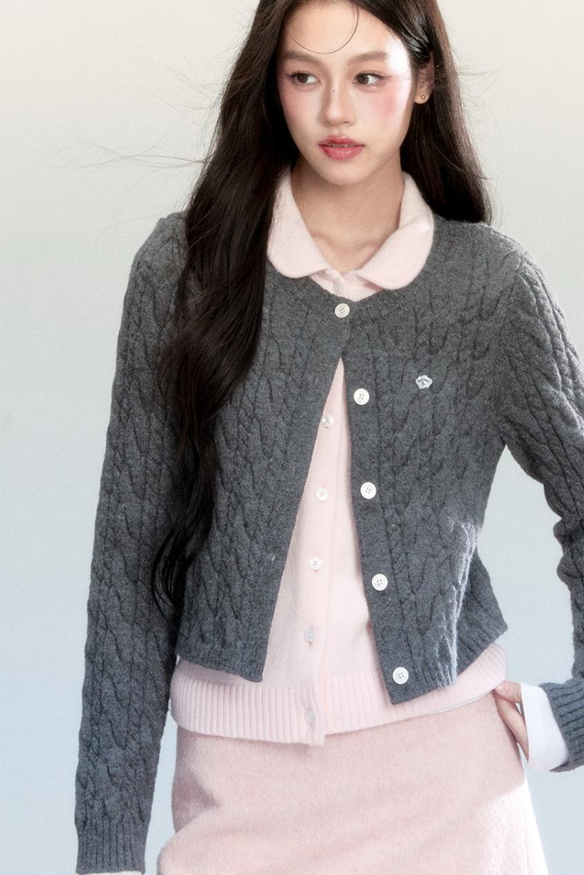 Velvet Mist Knitted Sweater