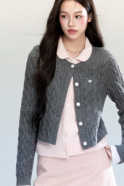 Velvet Mist Knitted Sweater